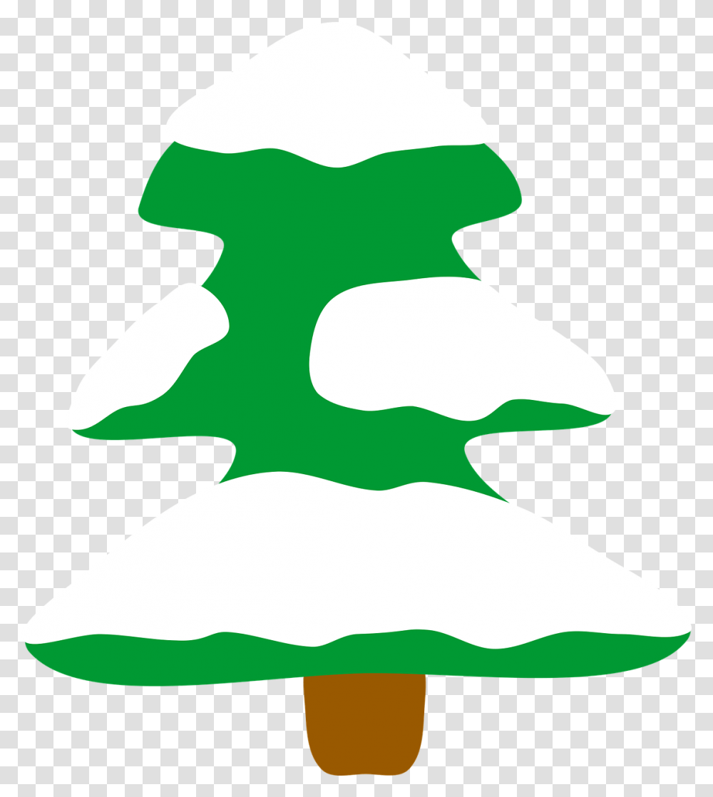 Snowy Christmas Tree Free Vector Graphic On Pixabay Arbol Con Nieve, Outdoors, Nature, Plant, Person Transparent Png
