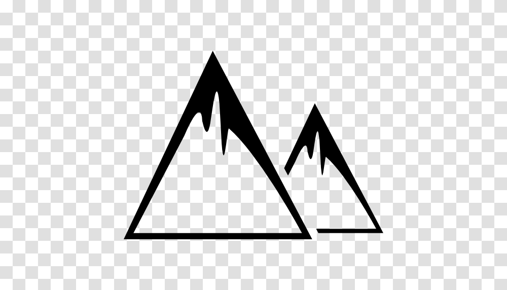 Snowy Mountains, Triangle, Arrowhead Transparent Png