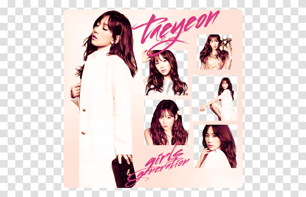 Snsd Taeyeon Photo Pack Download Girl, Person, Human, Photo Booth, Poster Transparent Png