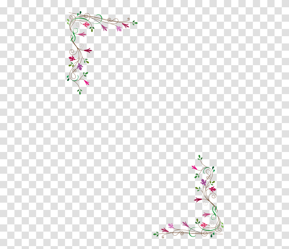 Snus Murka Frame Floral, Pattern, Floral Design Transparent Png