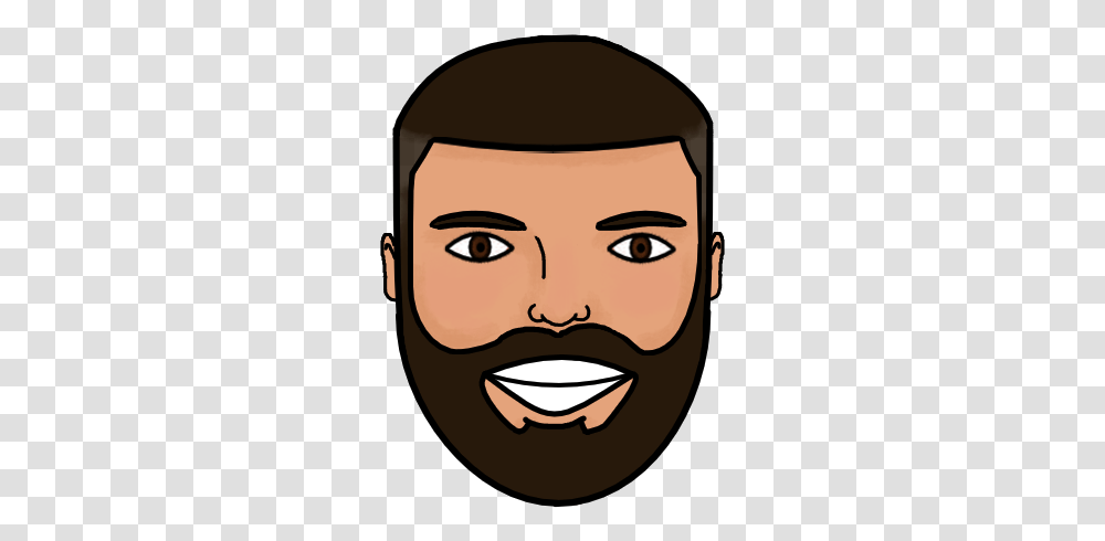 So I Drew My New Youtube Logo In Krita Happy, Face, Beard, Portrait, Photography Transparent Png