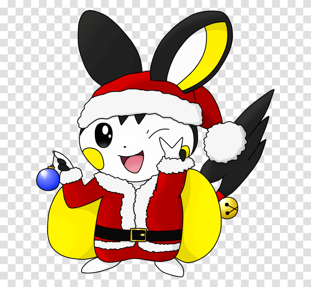 So If You're Curious To See The Full Santa Emolga Art Cartoon, Performer, Juggling, Photography, Elf Transparent Png