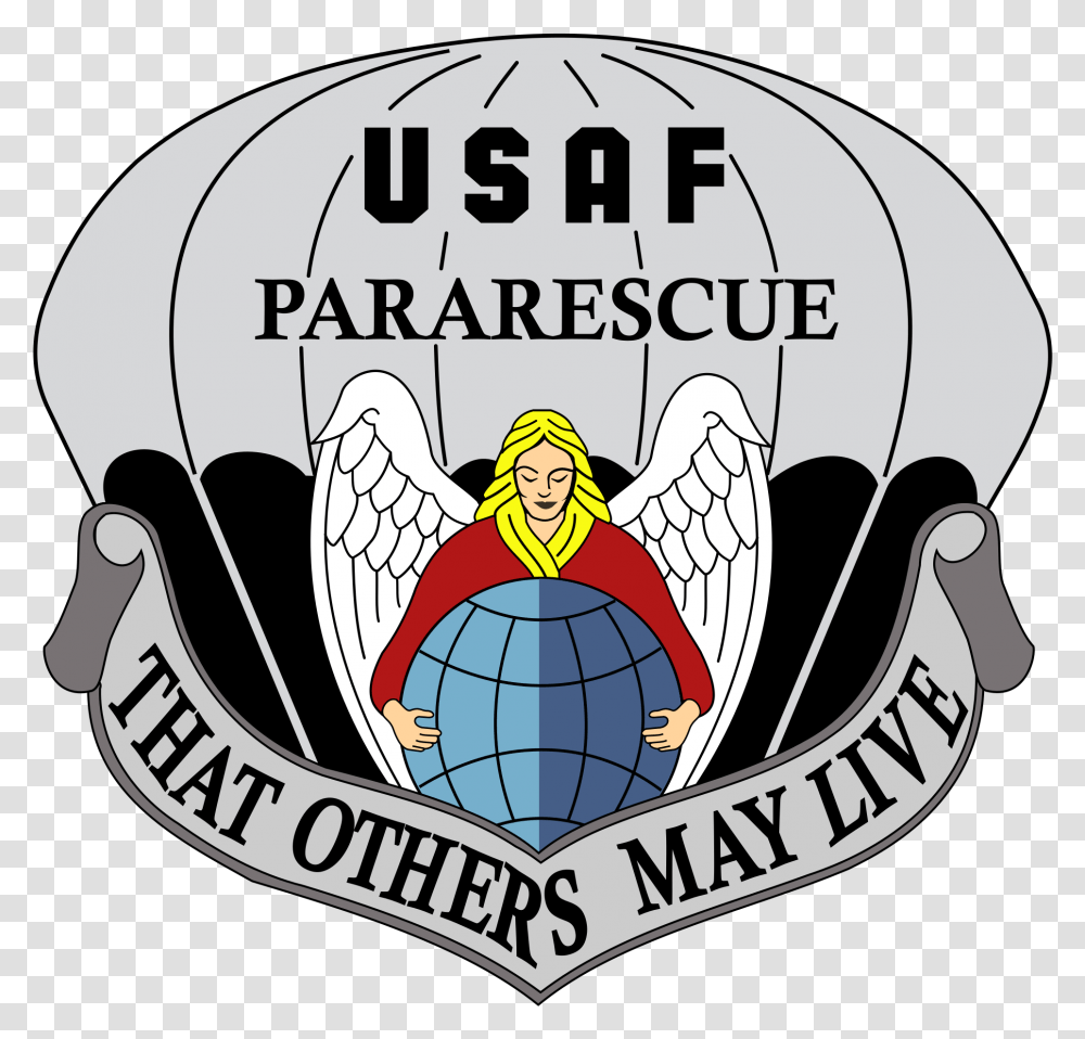 So That Others May Live Pararescue, Emblem, Logo, Trademark Transparent Png