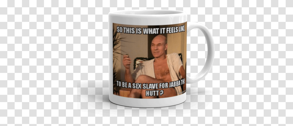 So This Is What It Feels Like To Be A Sex Slave For Jabba Know You Care Meme, Coffee Cup, Person, Human, Espresso Transparent Png
