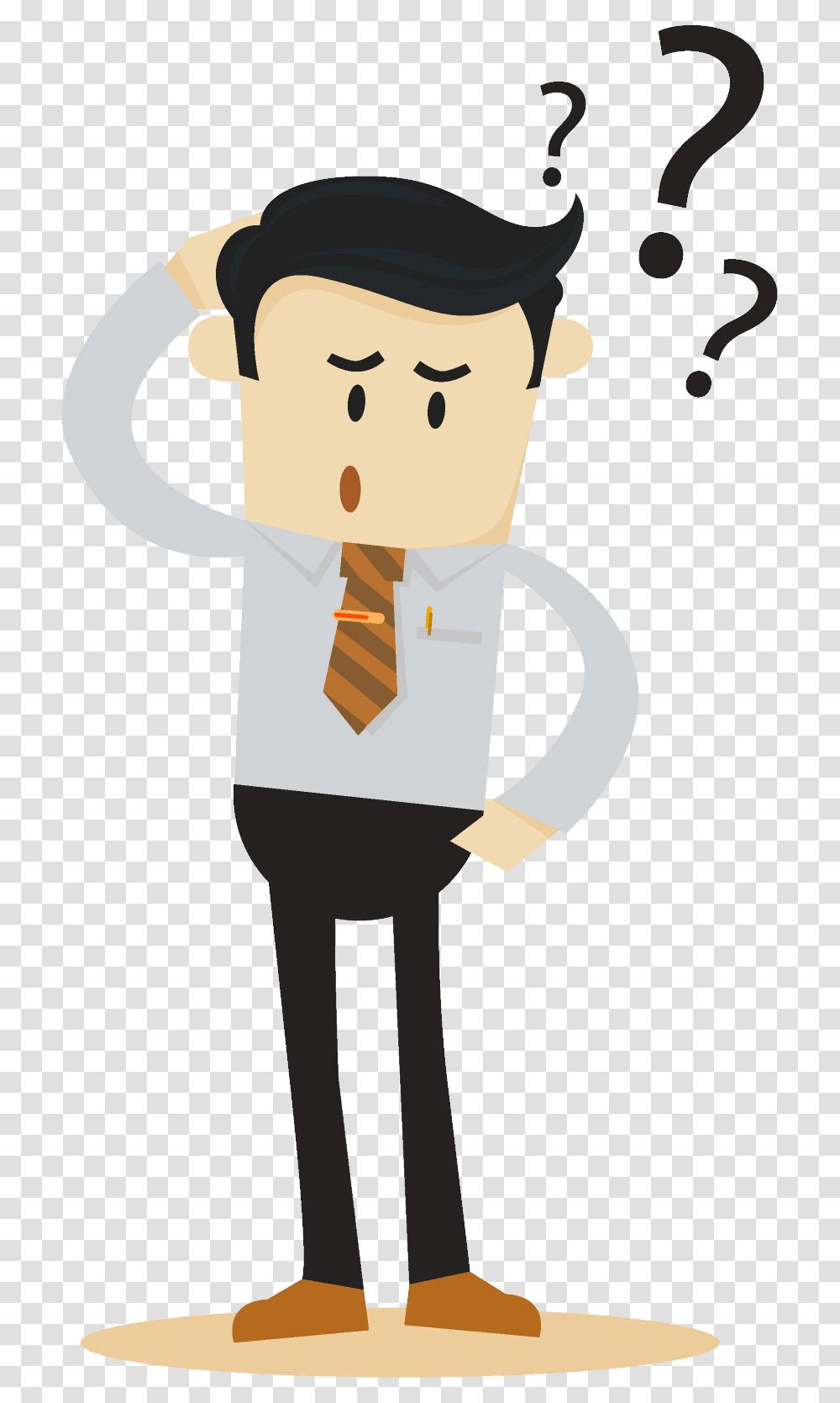 So Where Does An Honest Ethical Company Get New Business Cartoon Person Looking Confused, Costume, Chef, Toy Transparent Png
