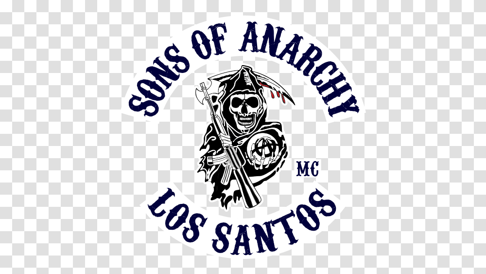 Soa Mc Ls Charter Rockstar Games Social Club Sons Of Anarchy Los Santos, Symbol, Pirate, Logo, Trademark Transparent Png