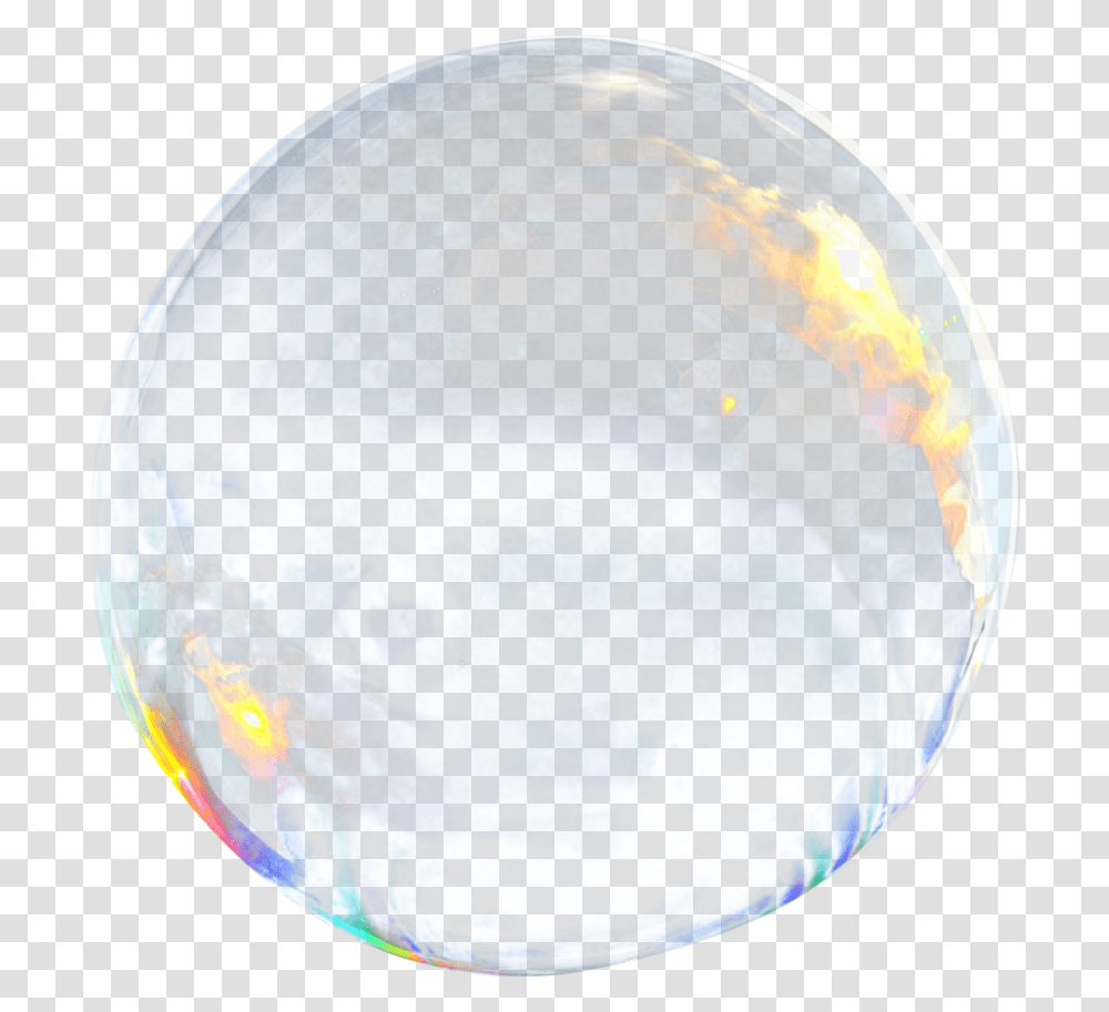 Soap Bubble, Sphere, Moon, Outer Space, Night Transparent Png