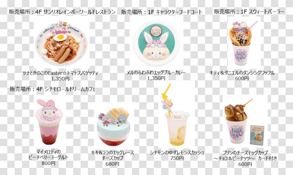 Soar Into The Kawaii Dream World Of Little Twin Stars Toppings, Dessert, Food, Yogurt, Beverage Transparent Png