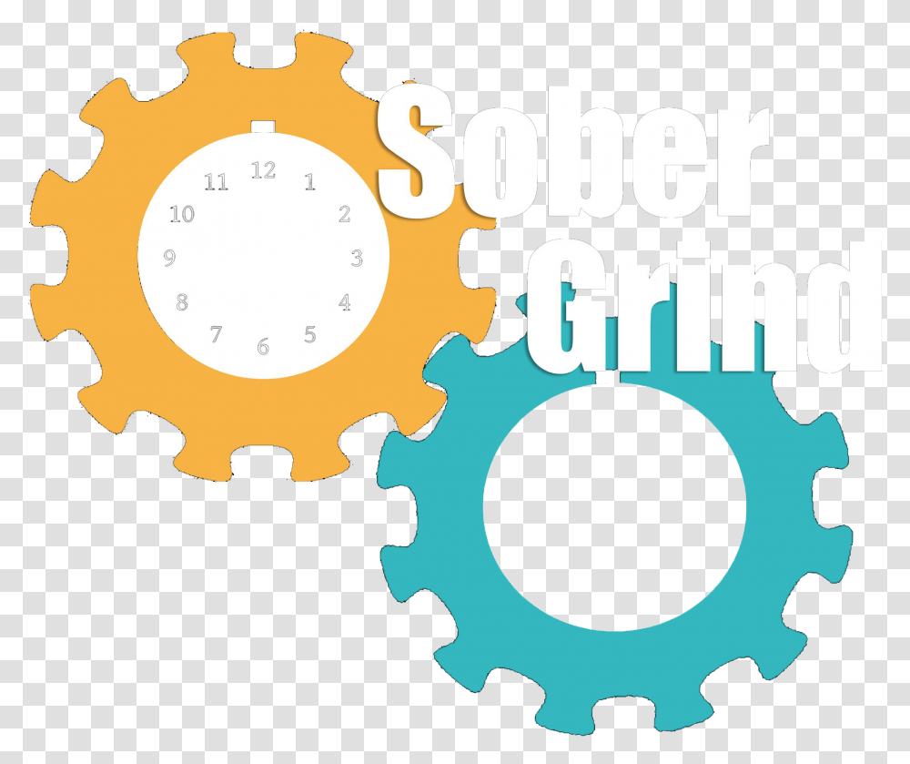 Sober Grind A Recovery Podcast Background Gears Icon, Machine, Poster, Advertisement, Wheel Transparent Png
