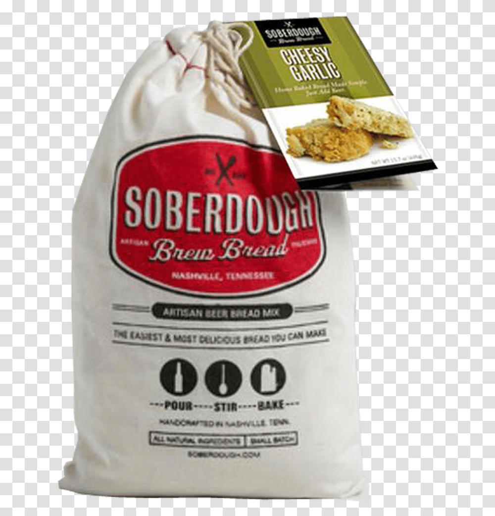 Soberdough Cheesy Garlic Bread Mix Soberdough, Food, Powder, Sack, Bag Transparent Png