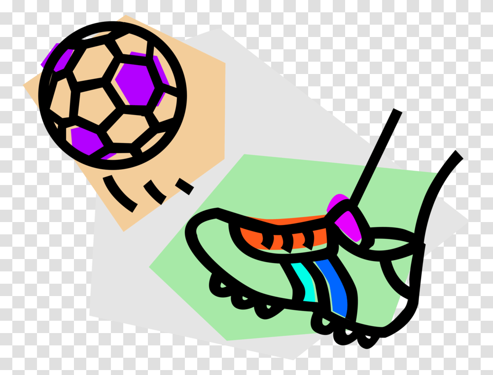 Soccer Ball And Cleats Clipart Cartoon Football Boot, Paper, Flyer Transparent Png