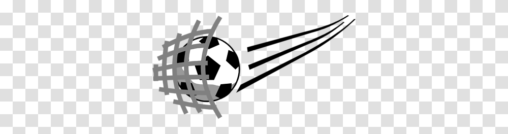 Soccer Ball And Goal Clipart, Arrow, Weapon, Weaponry Transparent Png