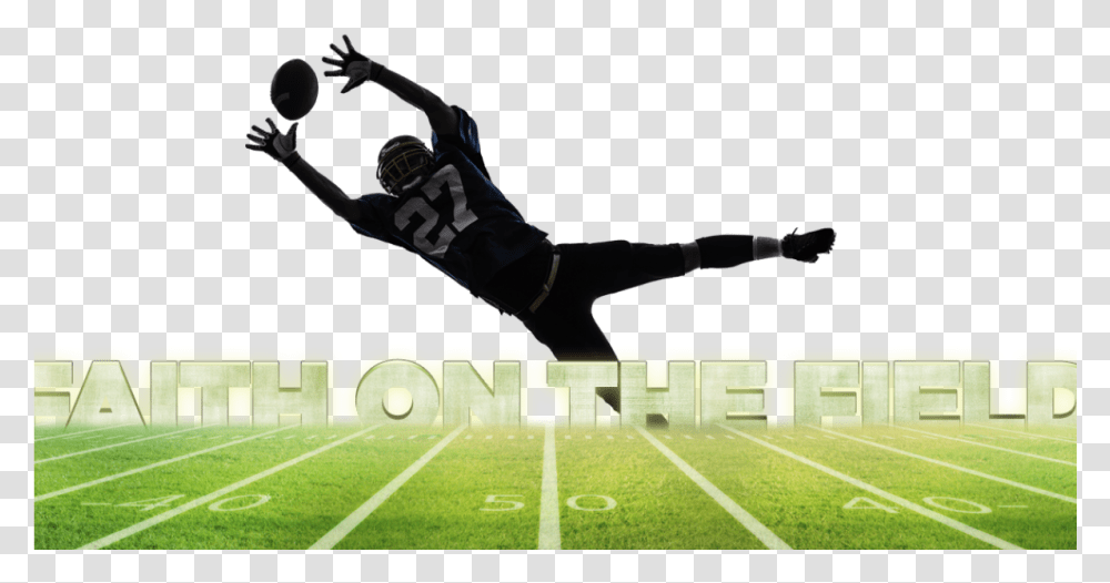 Soccer Ball Emoji Catching Football Player Silhouette, Field, People, Person, Human Transparent Png
