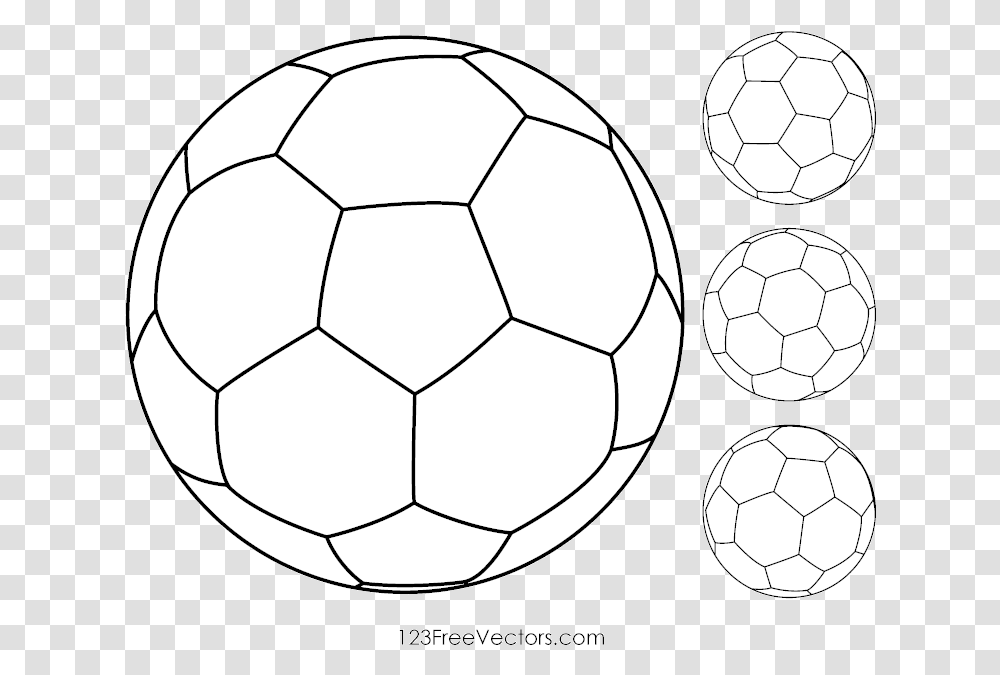 Soccer Ball Football Clipart Vectors Free Vector Art Soccer Ball Out Line, Team Sport, Sports, Kicking Transparent Png
