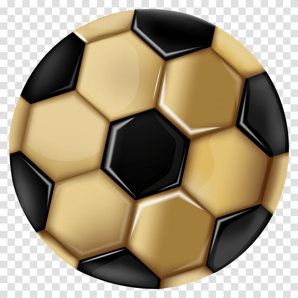Soccer Ball Gold Gold Soccer Ball Clipart Transparent Png