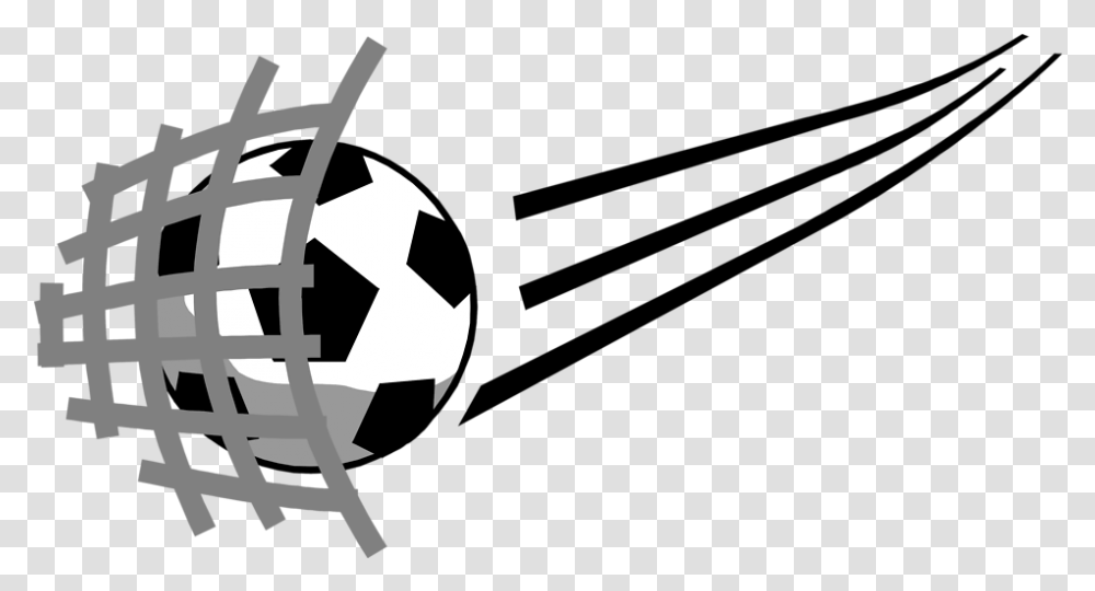 Soccer Ball Hitting Net Clipart Moving Soccer Ball, Symbol, Recycling Symbol Transparent Png