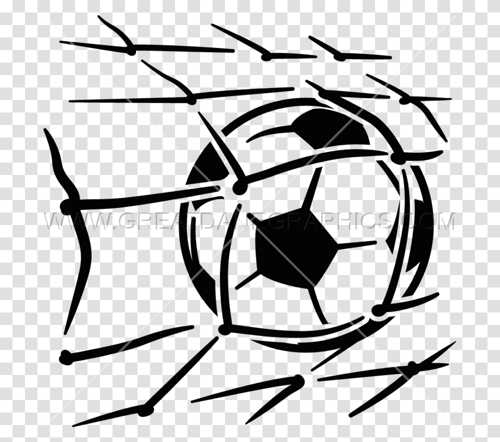 Soccer Ball In Net Clipart, Bow, Insect, Spider Transparent Png