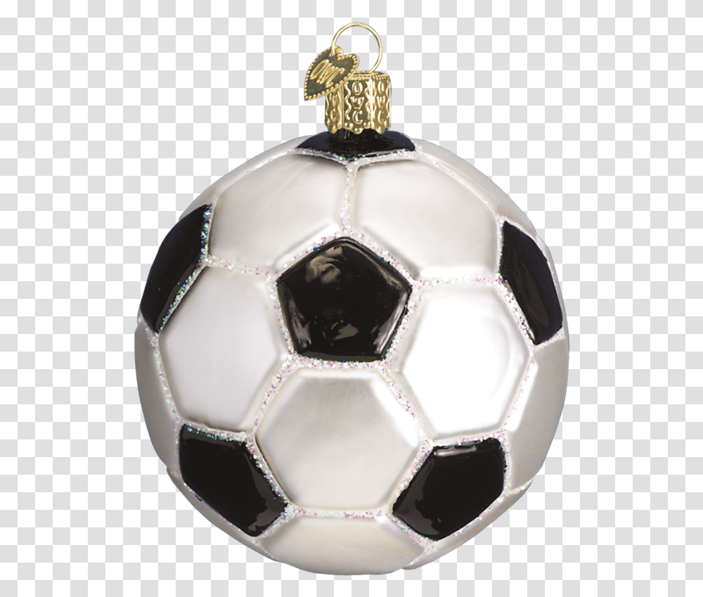 Soccer Ball Ornament Old World Christmas On Its Ornamental Esferas De Futbol, Football, Team Sport, Sports, Sphere Transparent Png
