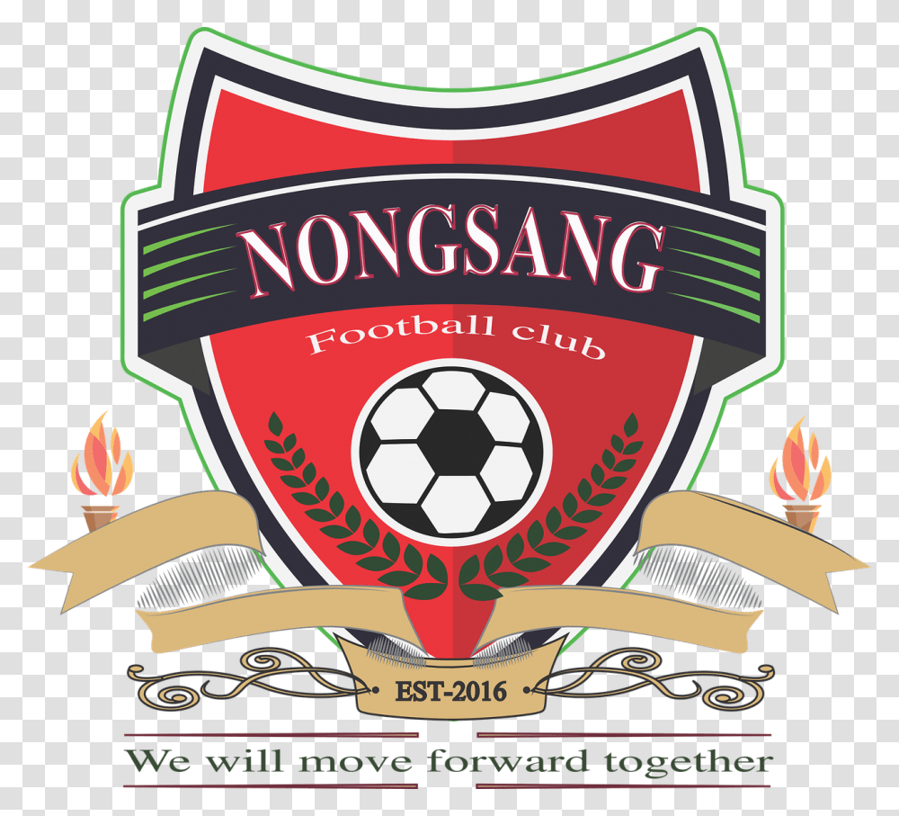 Soccer Ball Vector Emblem, Logo, Trademark, Poster Transparent Png