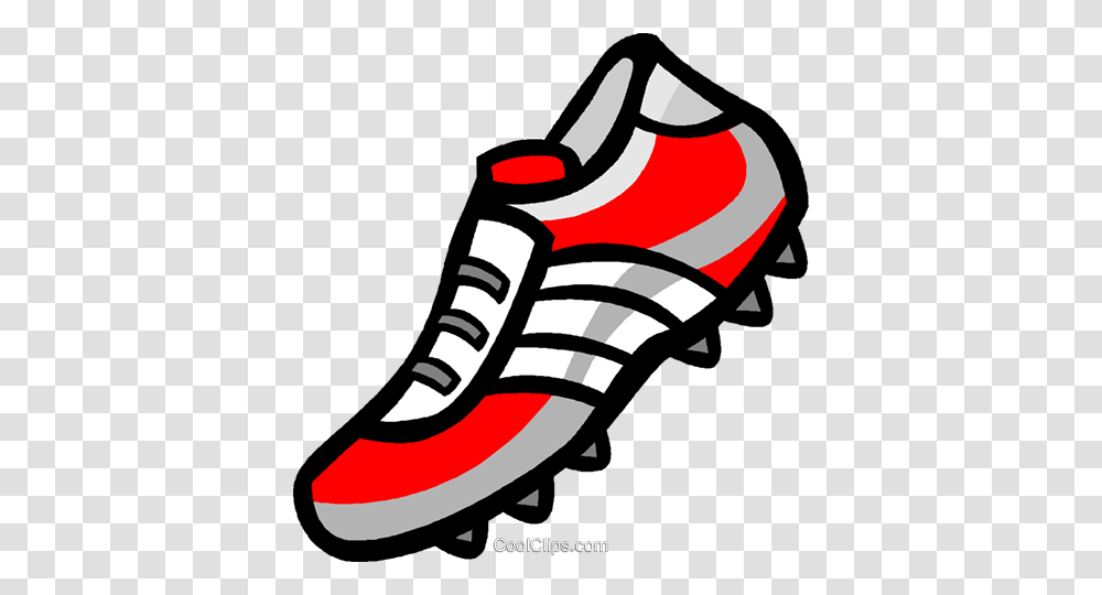 Soccer Cleat Royalty Free Vector Clip Art Illustration, Apparel, Footwear, Shoe Transparent Png