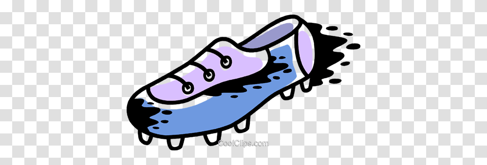 Soccer Cleats Royalty Free Vector Clip Art Illustration, Apparel, Footwear, Shoe Transparent Png