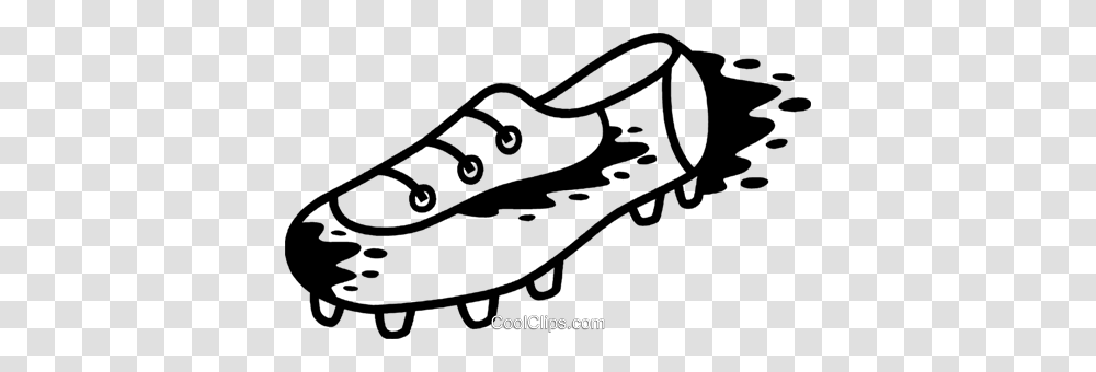 Soccer Cleats Royalty Free Vector Clip Art Illustration, Apparel, Footwear, Shoe Transparent Png