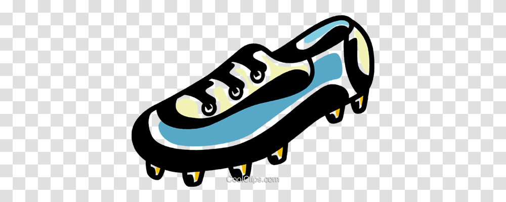 Soccer Cleats Royalty Free Vector Clip Art Illustration, Shoe, Footwear, Sport Transparent Png