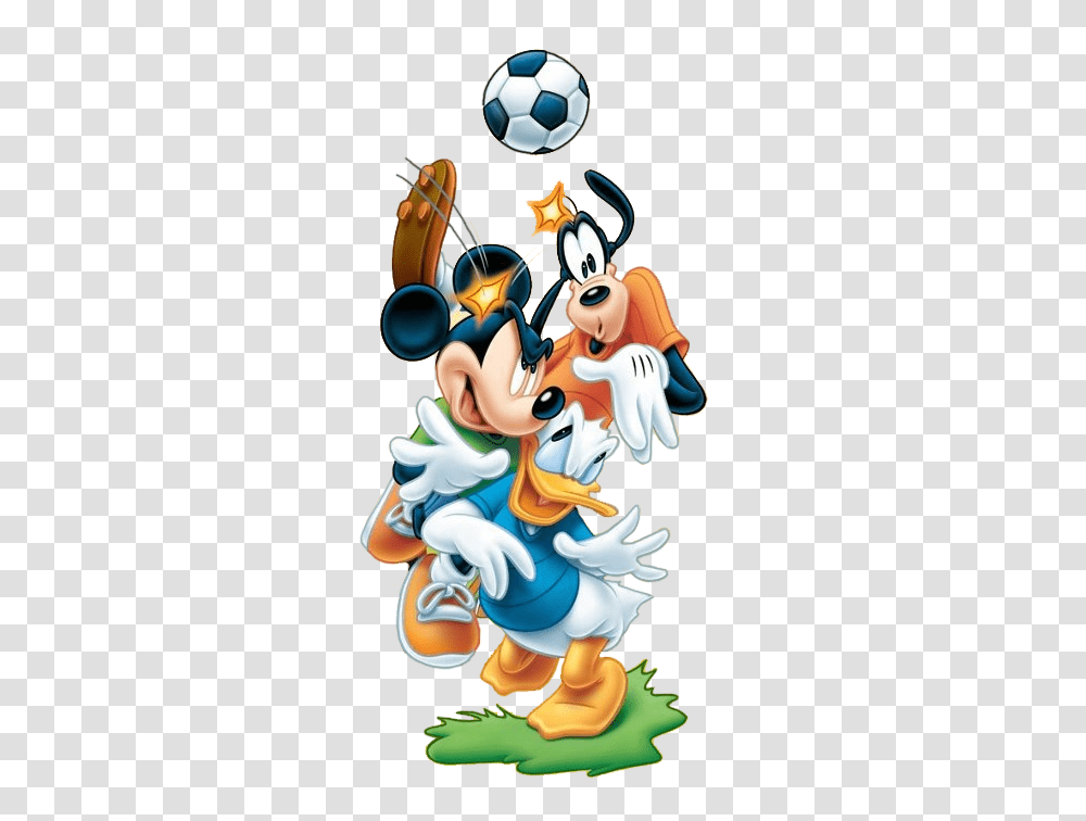 Soccer Clipart Mickey, Soccer Ball, Team, Comics, Book Transparent Png