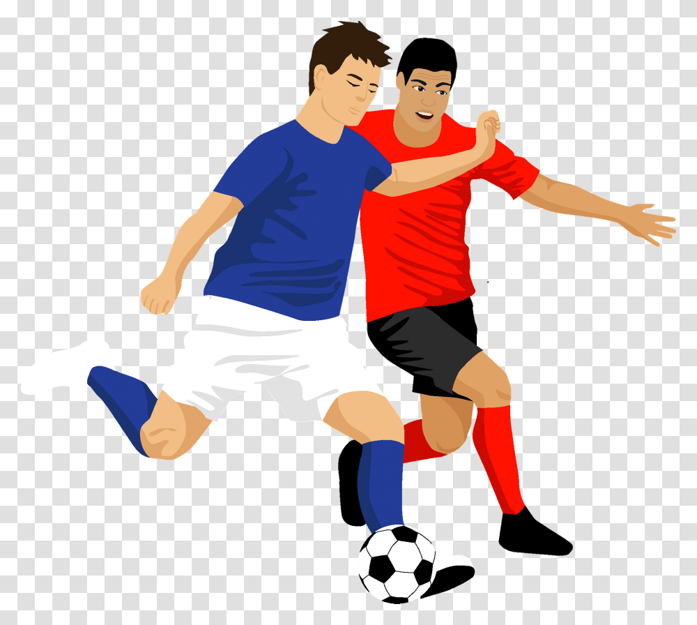 Soccer Clipart Playing Soccer Football Clipart, Person, Human, People, Soccer Ball Transparent Png
