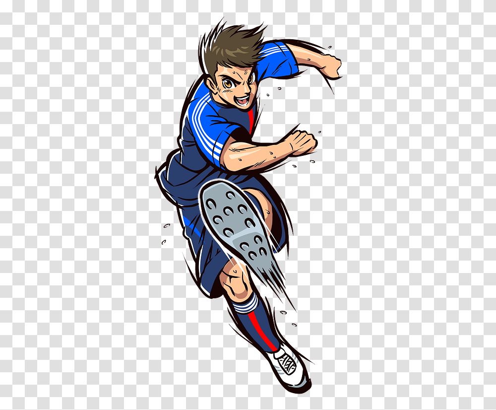 Soccer Football Sports Clipart Soccer Player Cartoon, Person, Human, Outdoors, Skateboard Transparent Png