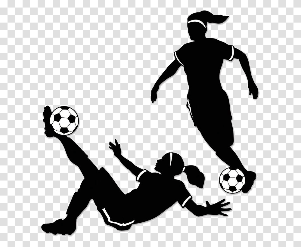 Soccer Girl Player Clipart Free Best Girl Soccer Player Clipart, Person, Human, People, Football Transparent Png