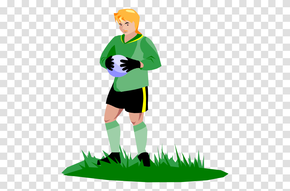 Soccer Goalie Clip Art, Person, Green, People, Grass Transparent Png