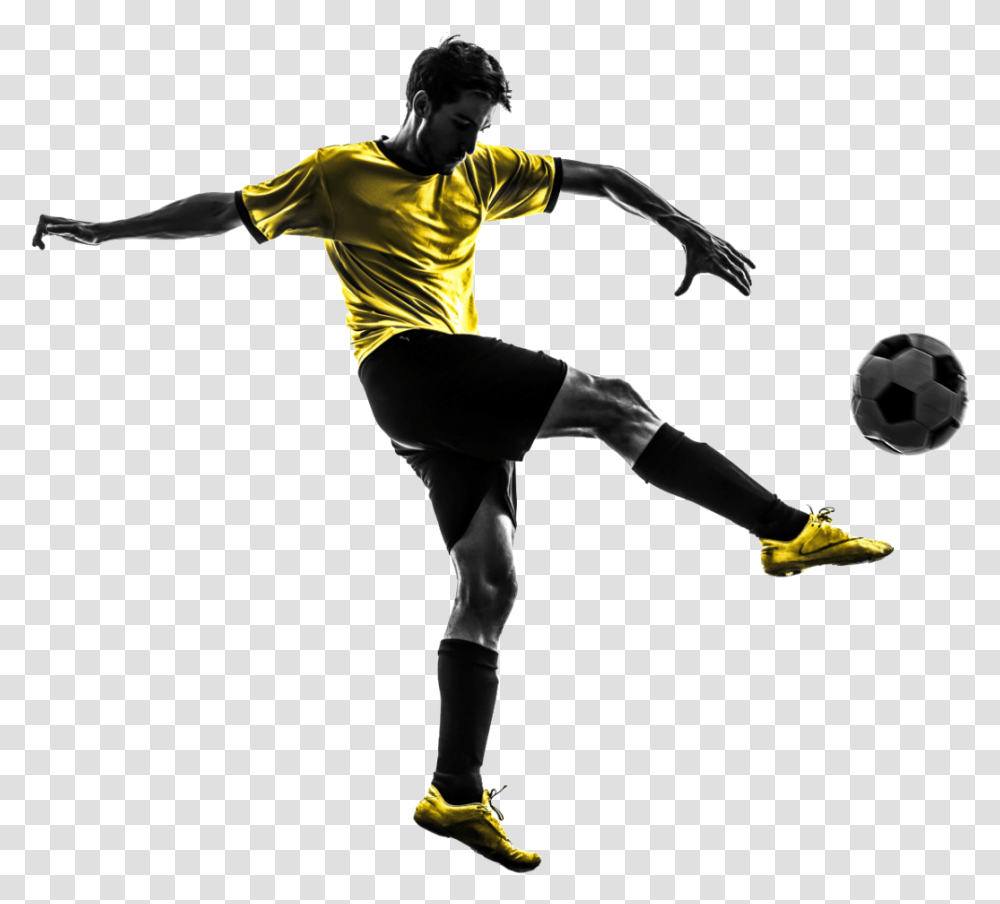 Soccer Performance Soccer Player White Background, Person, Soccer Ball, Team Sport, People Transparent Png
