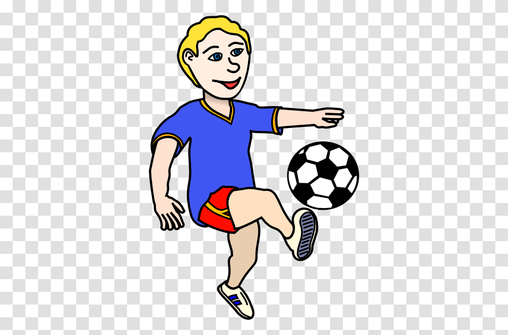 Soccer Player Clip Art, Kicking, Person, People, Soccer Ball Transparent Png