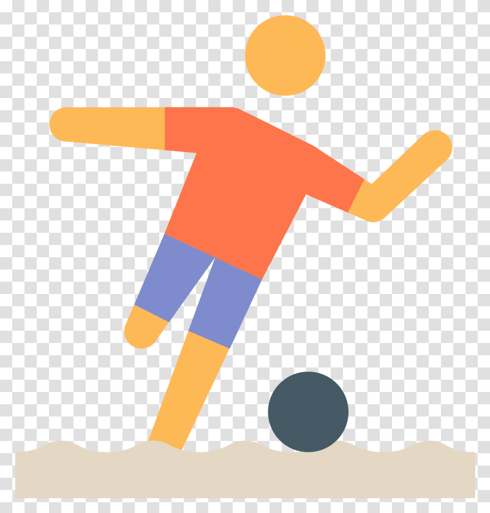Soccer Player Icon Icone Beach Soccer, Axe, Cross, Silhouette Transparent Png