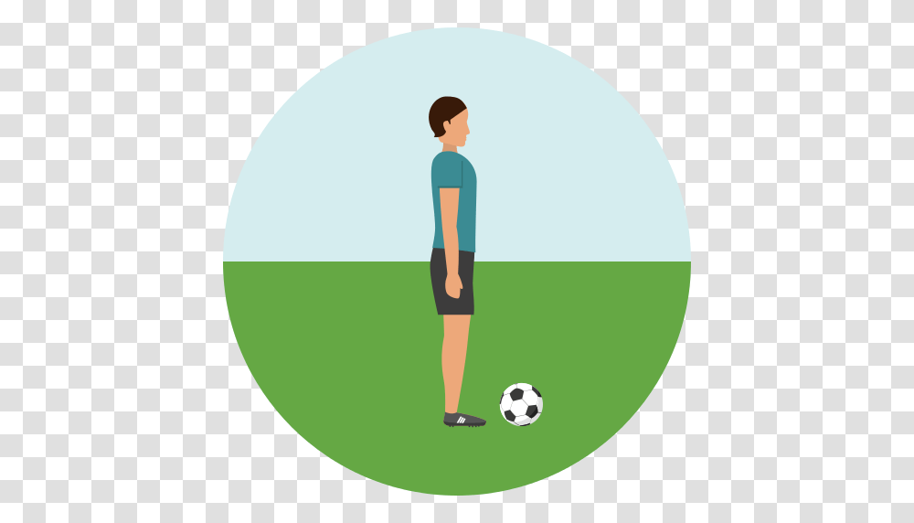 Soccer Player Icon, Person, Soccer Ball, Football, Team Sport Transparent Png