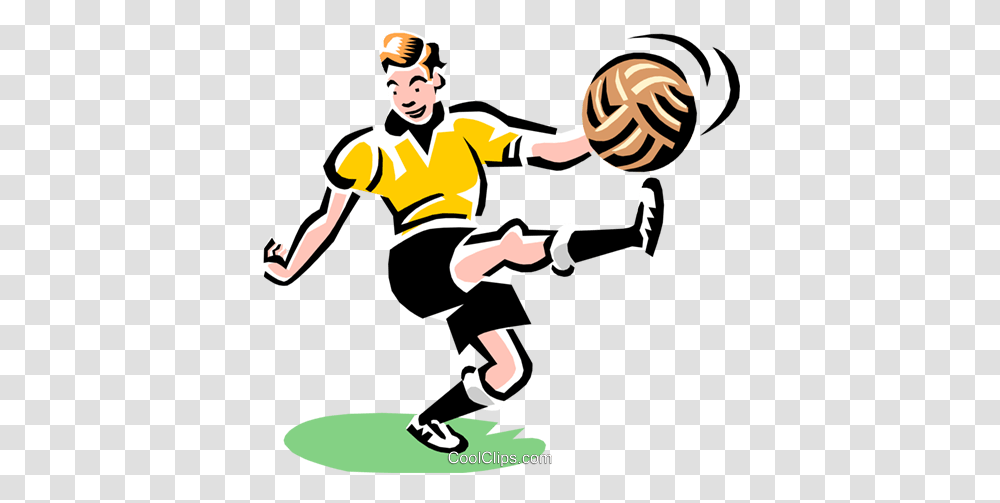 Soccer Player Kicking Ball Royalty Free Vector Clip Art, Sphere, Person, Handball, People Transparent Png