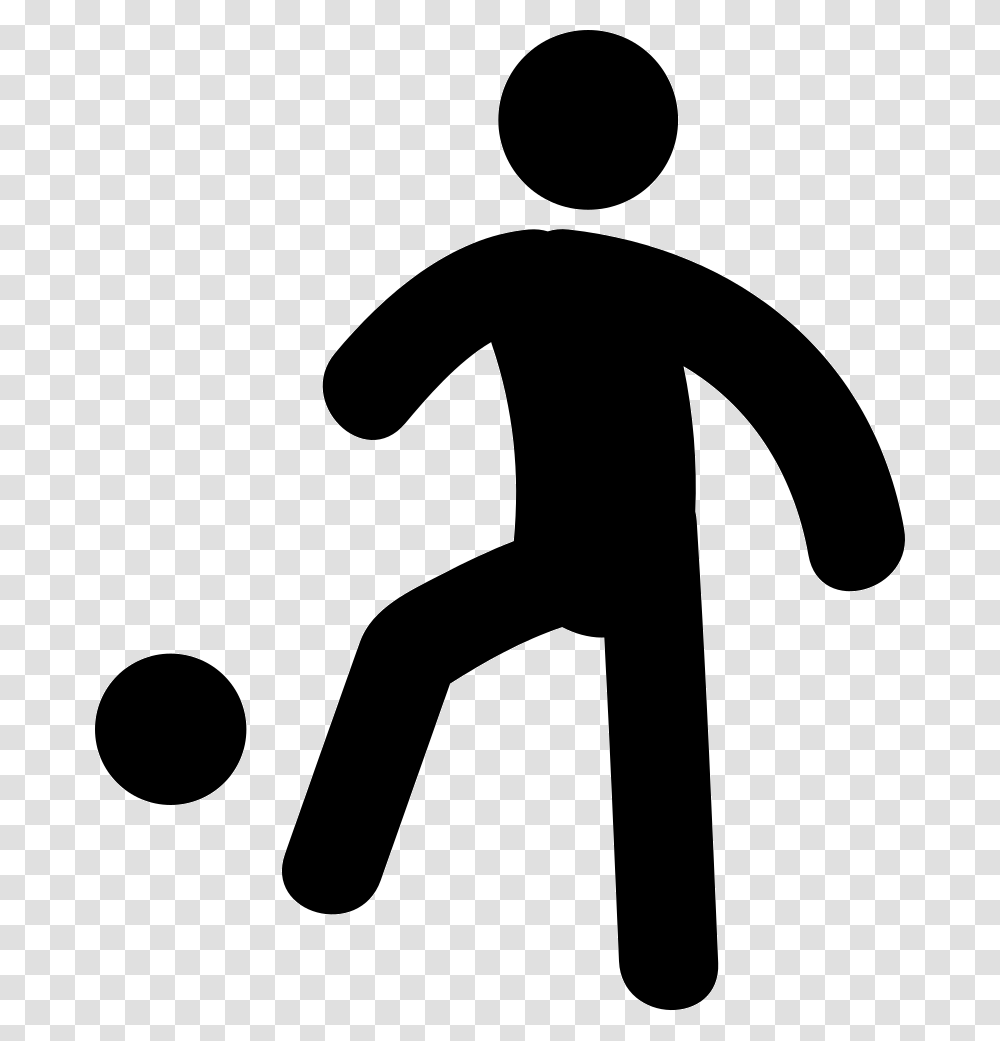 Soccer Player People Icon Soccer, Person, Human, Silhouette Transparent Png