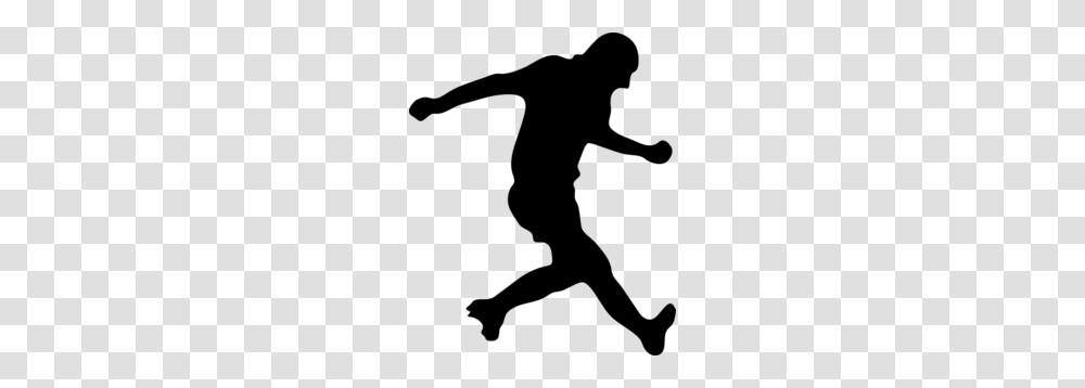 Soccer Player Silhouette Clip Art, Gray, World Of Warcraft Transparent Png