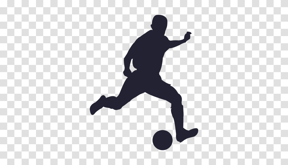 Soccer Player Silhouette, Person, Human, People, Football Transparent Png