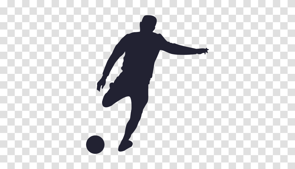 Soccer Player Silhouette, Person, People, Sport, Sphere Transparent Png