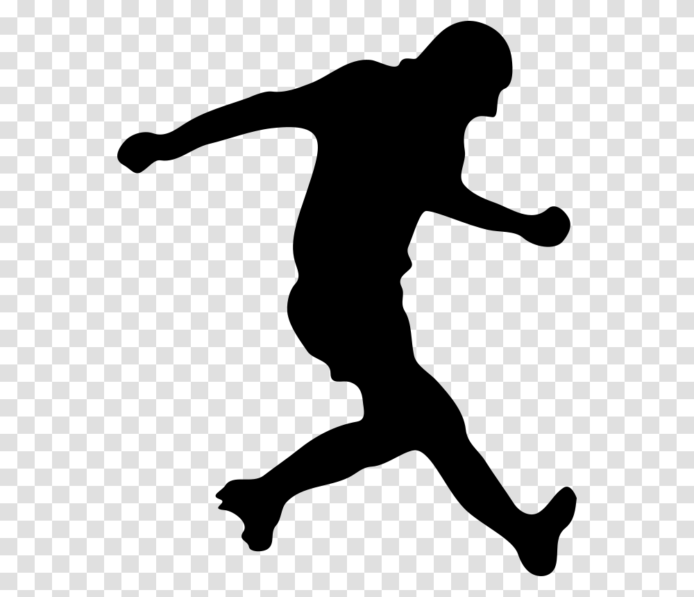 Soccer Player Silhouette, Sport, Gray, World Of Warcraft Transparent Png