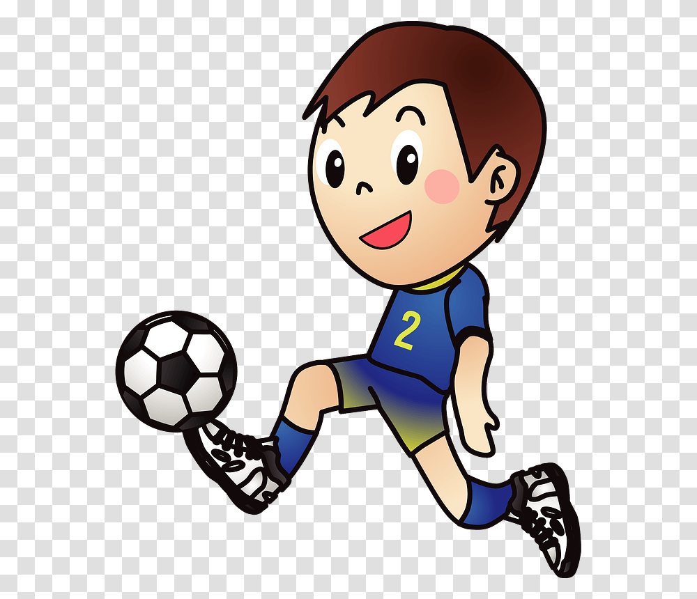 Soccer Player Sports Clipart Playing Futsal Clipart, Kicking, Soccer Ball, Football, Team Sport Transparent Png