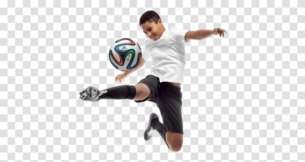 Soccer Player With Football, Person, Kicking, People, Soccer Ball Transparent Png