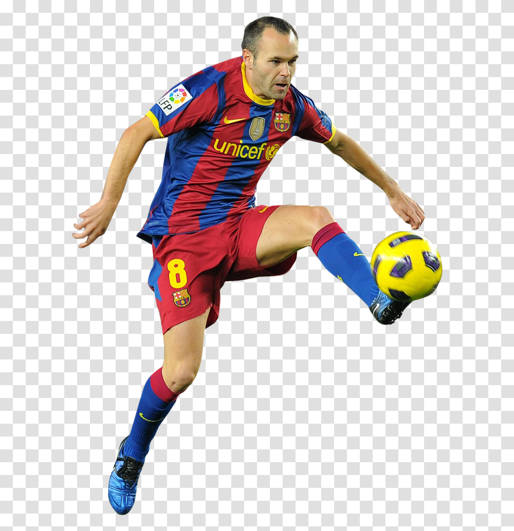 Soccer Players Andres Iniesta Clean Background, Sphere, Person, Human, Ball Transparent Png