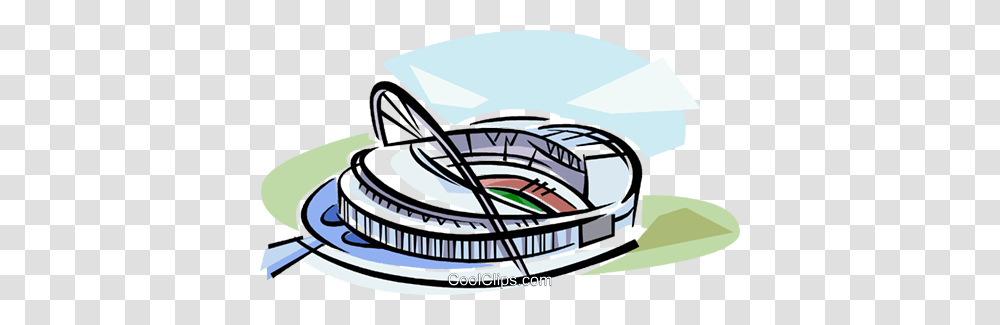 Soccer Stadiums Royalty Free Vector Clip Art Illustration, Sundial, Building, Architecture, Planetarium Transparent Png