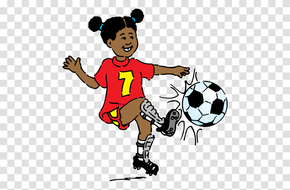 Soccer Team Clip Art, Person, People, Kicking, Soccer Ball Transparent Png