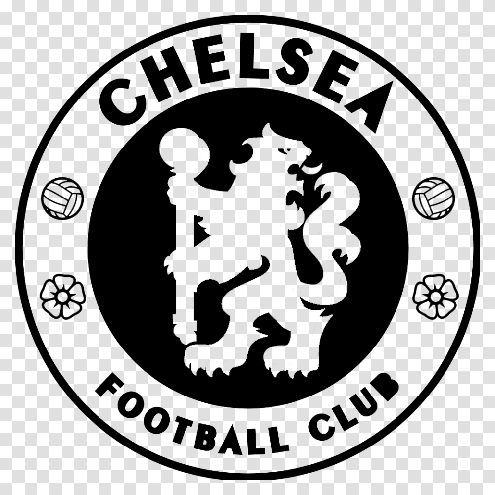 Soccer Team Clipart Black And White Chelsea Fc, Logo, Trademark Transparent Png