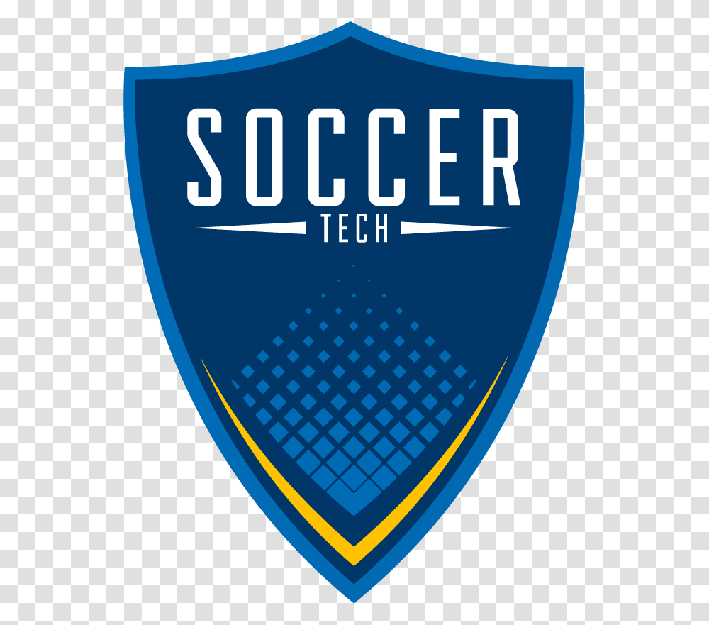 Soccer Tech Logo Shield Soccer Badge, Trademark, Path, Barrel Transparent Png