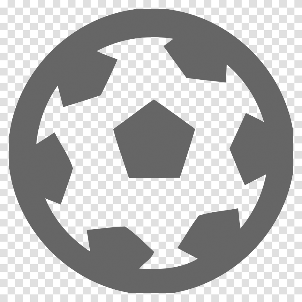 Soccerball Free Icon Download Logo For Soccer, Symbol, Recycling Symbol, Cross Transparent Png
